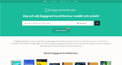 Desktop Screenshot of begagnadeskolbocker.se
