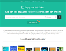 Tablet Screenshot of begagnadeskolbocker.se